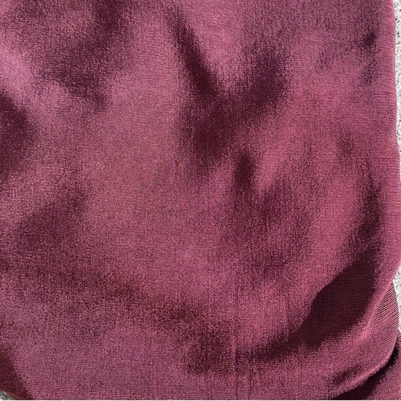 CHICO’S TRAVELERS pull on pant stretchy wrinkle free wine burgundy NEW size 8-10 - Picture 10 of 10